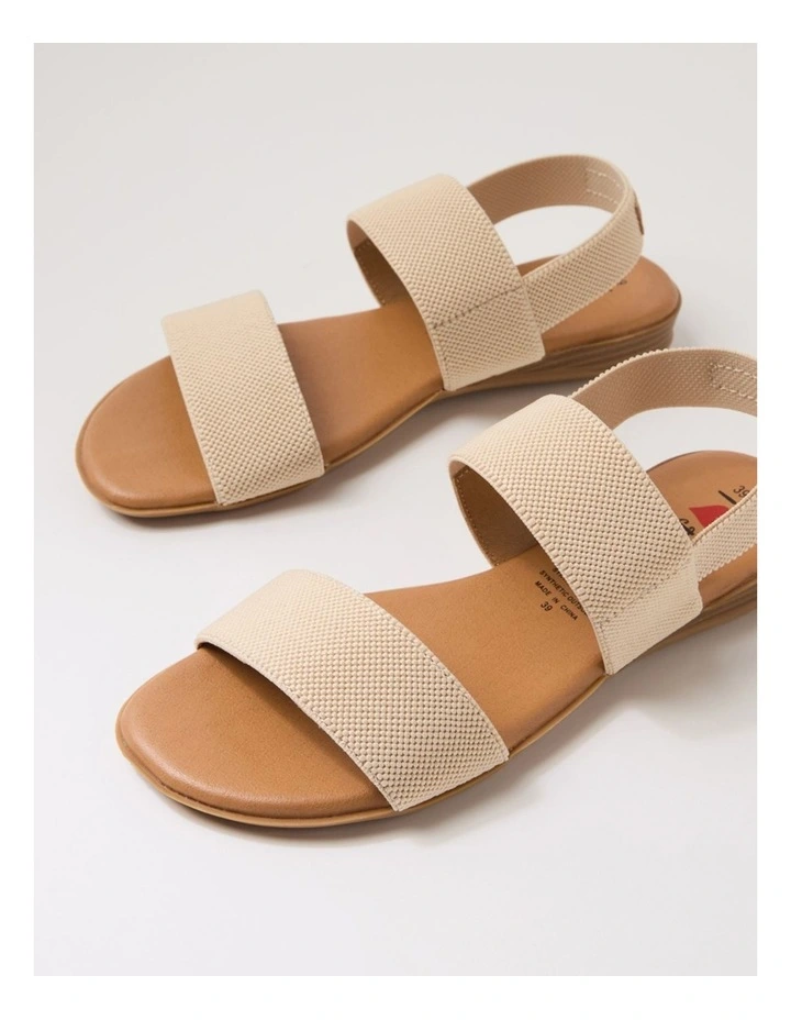 Divide Natural Fabric Sandals image 5