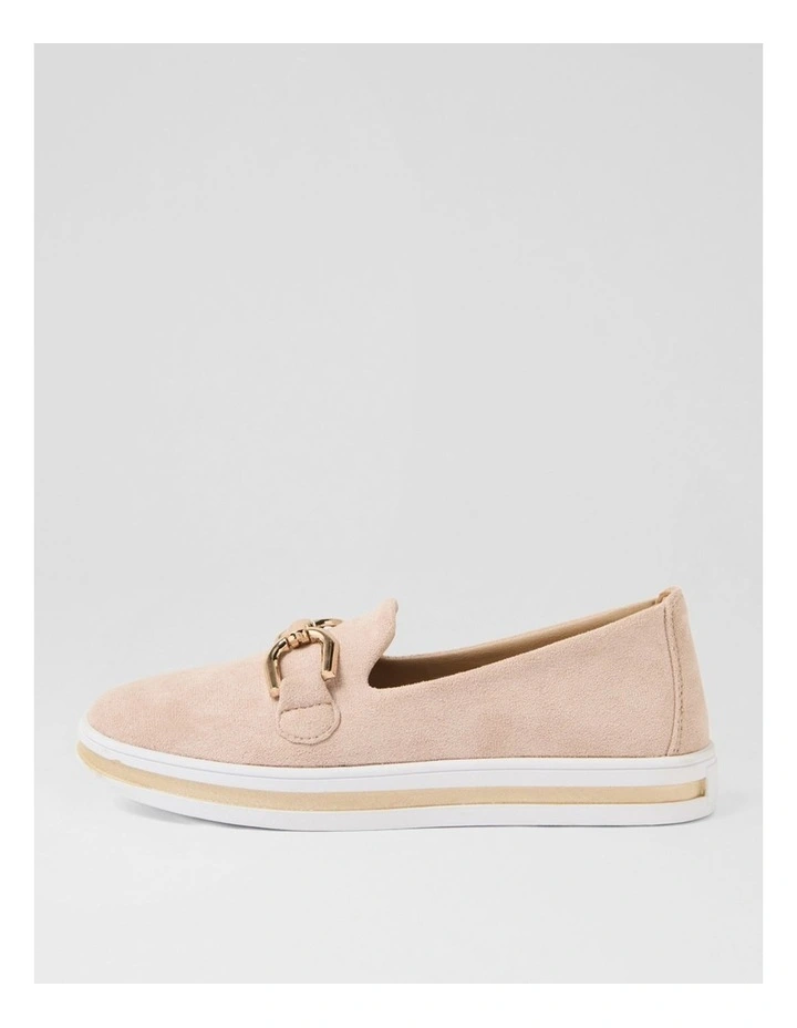 Nadison Nude Microsuede Flat Shoes image 1