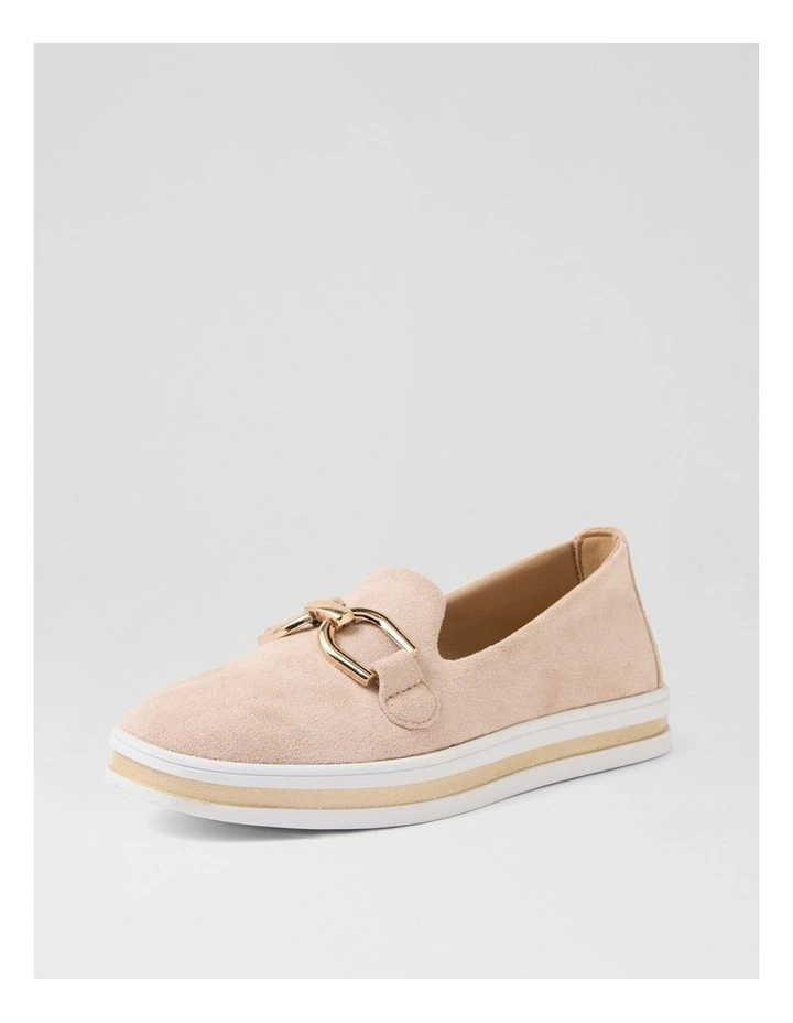 Nadison Nude Microsuede Flat Shoes image 2