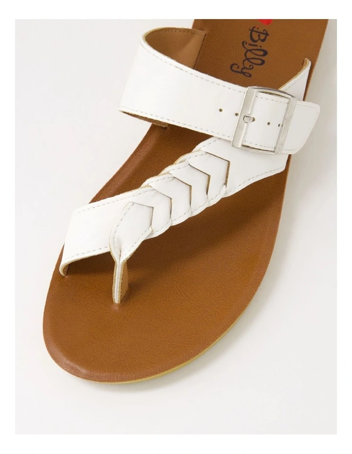 Kessica White Sandals image 4