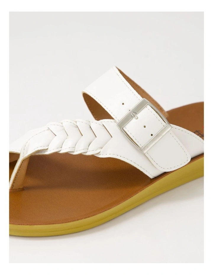Kessica White Sandals image 5