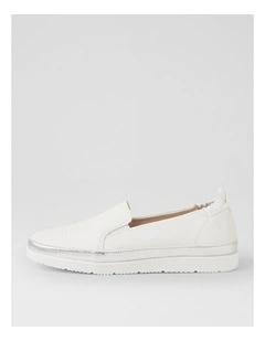 Mollo White Flat Shoes