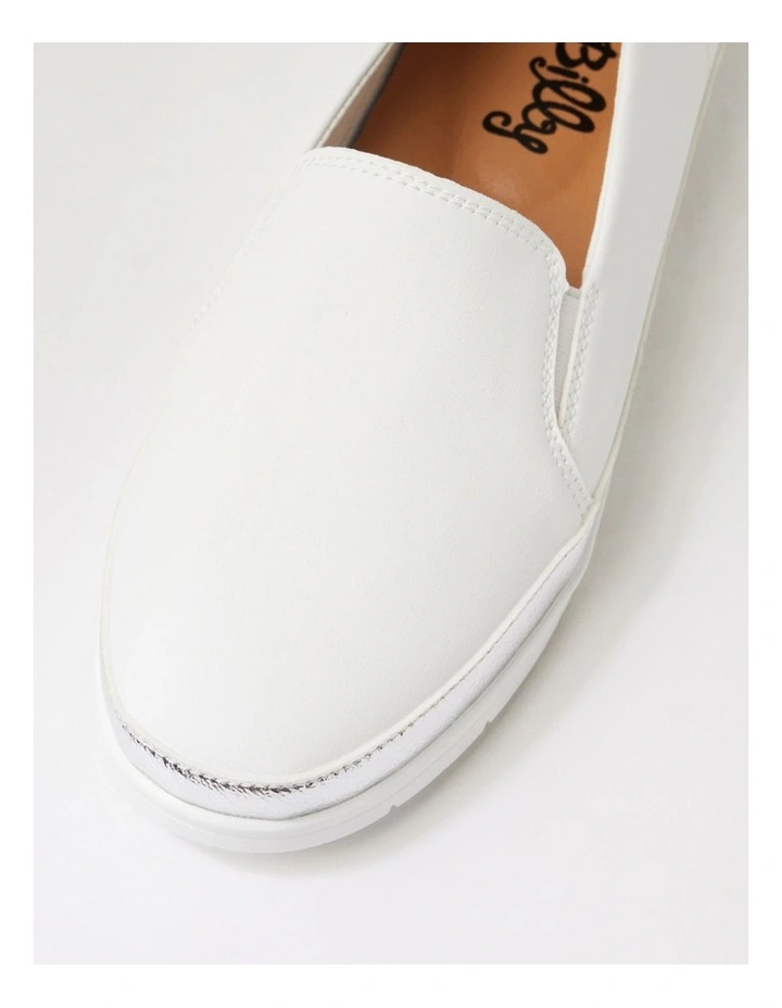 Mollo White Flat Shoes image 4