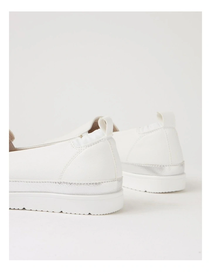 Mollo White Flat Shoes image 5