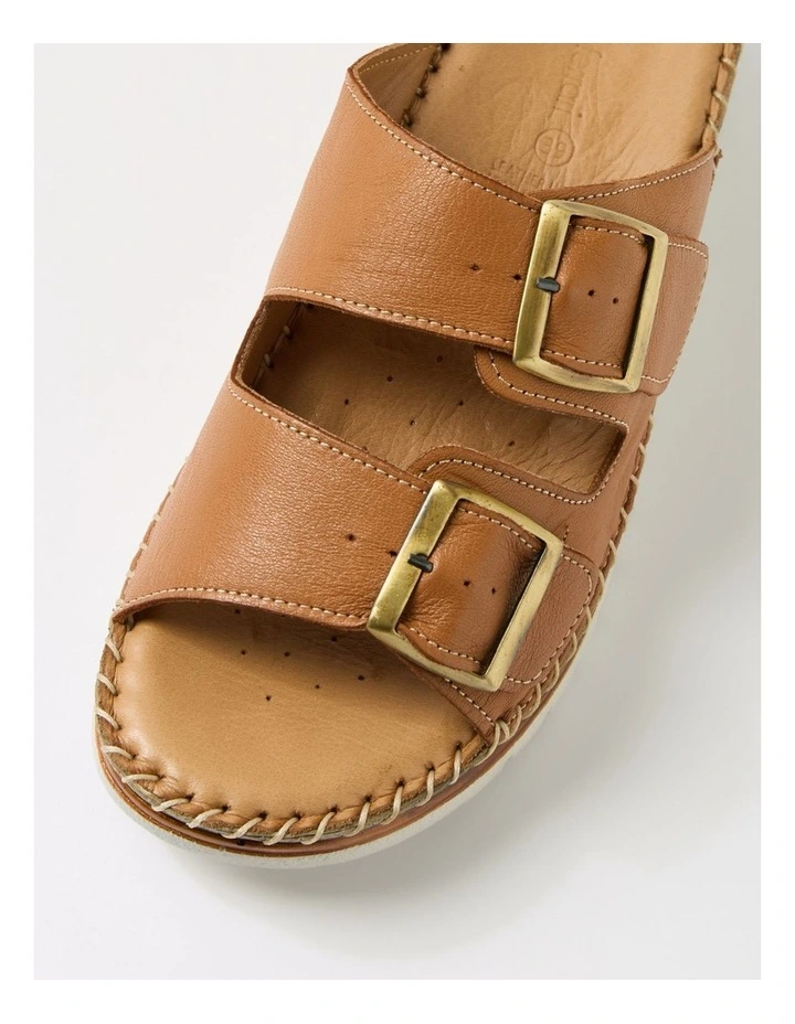 Isree Tan Leather Sandals image 4