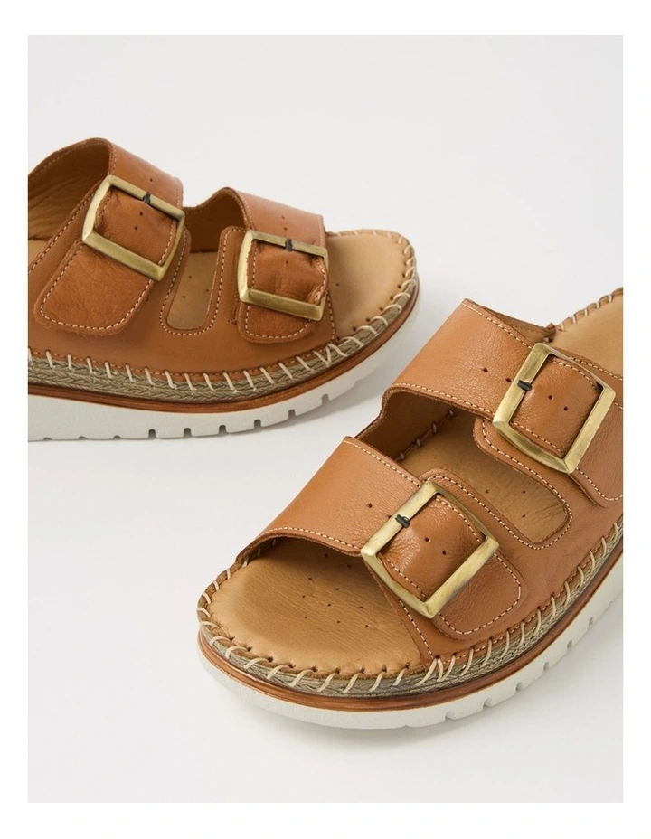 Isree Tan Leather Sandals image 5