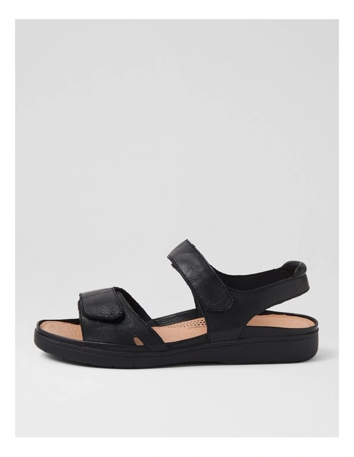 Kendals Black Leather Sandals image 1