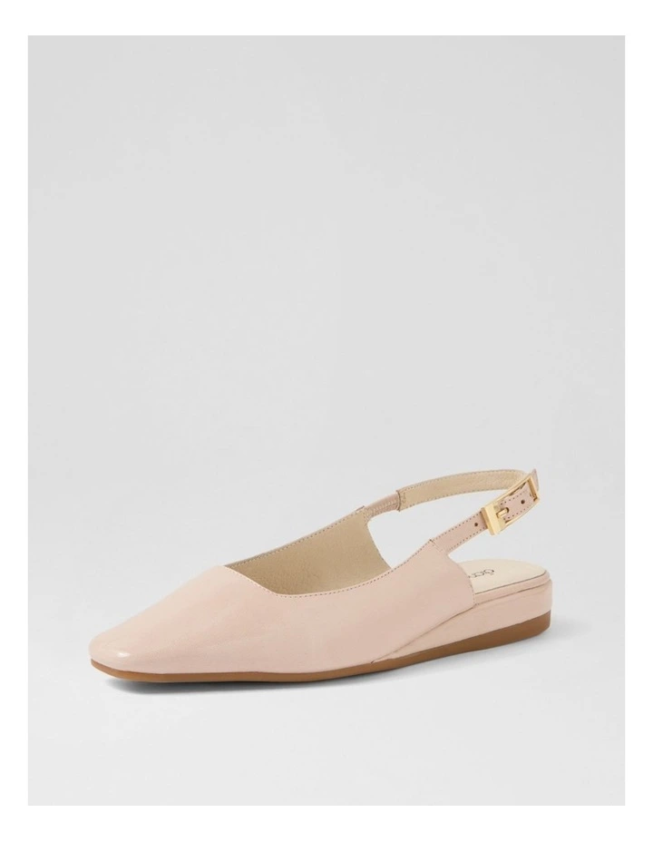 Kailani Nougat Luxe Leather Flat Shoes image 2