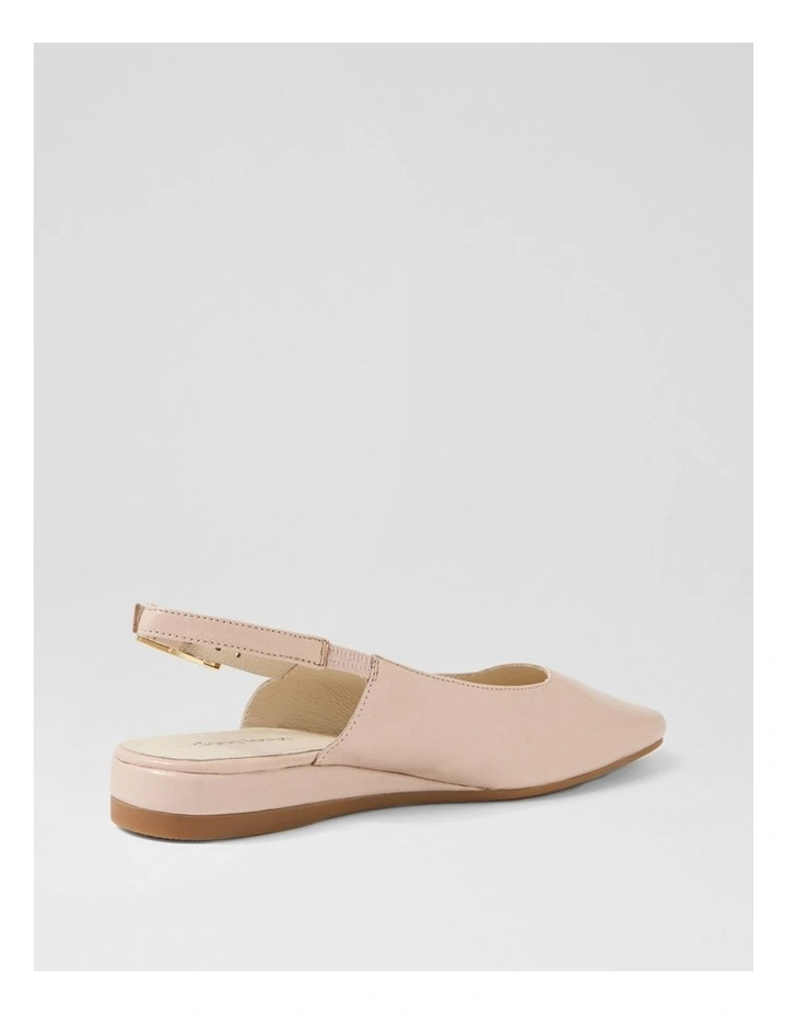 Kailani Nougat Luxe Leather Flat Shoes image 3