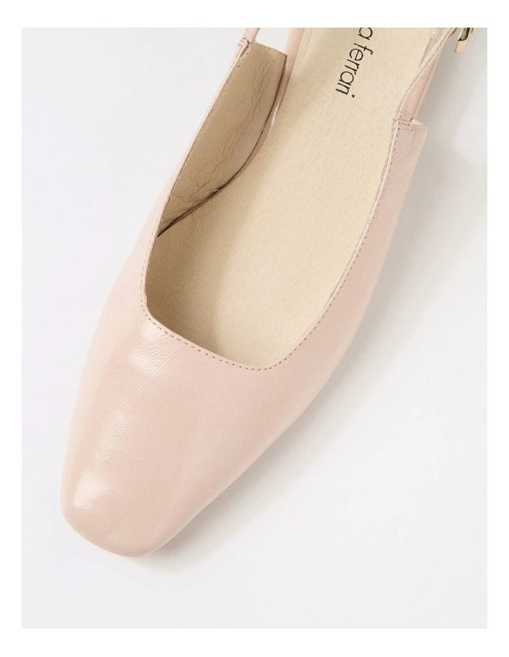 Kailani Nougat Luxe Leather Flat Shoes image 4