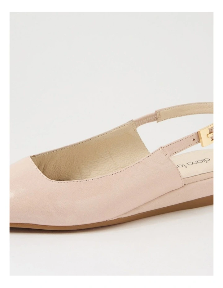 Kailani Nougat Luxe Leather Flat Shoes image 5