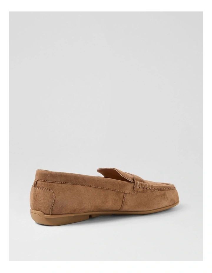 Rhaul Light Choc Suede Flat Shoes image 3