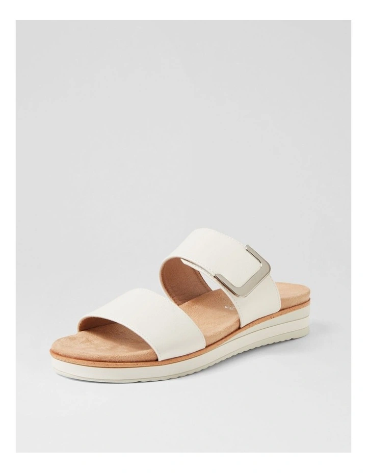 Molka White Sandals image 2