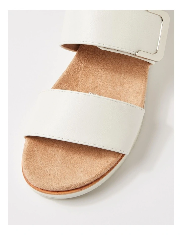 Molka White Sandals image 4