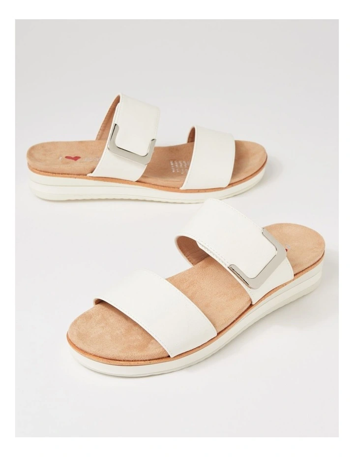 Molka White Sandals image 5
