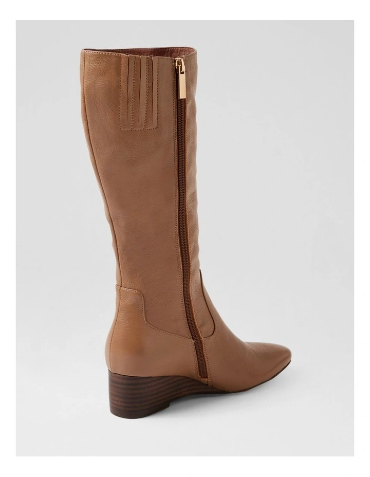 Gittle Light Choc Leather Calf Boots image 3