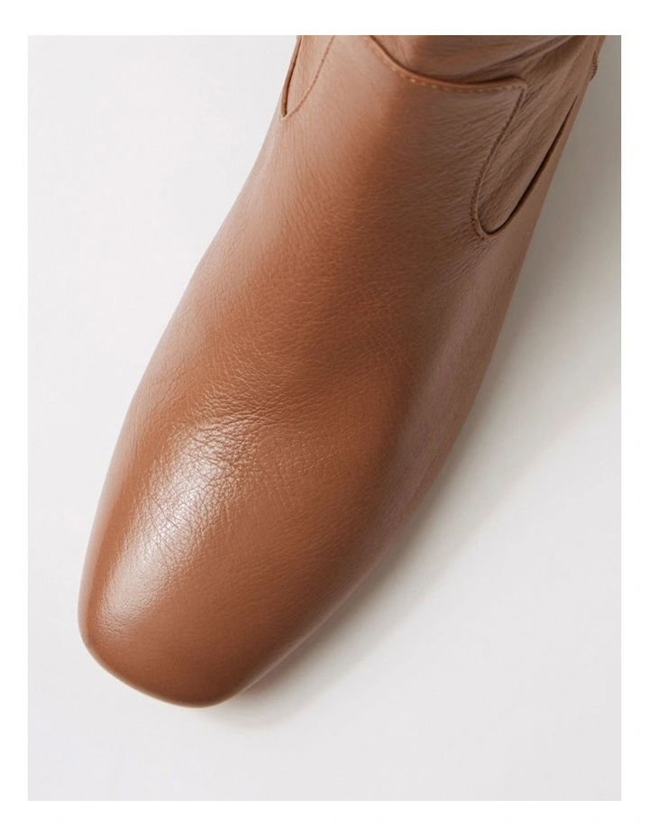 Gittle Light Choc Leather Calf Boots image 4