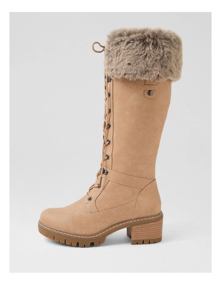 Wonto Latte Knee High Boots image 1