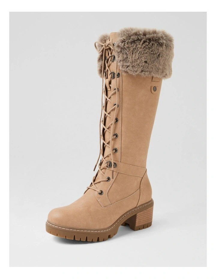 Wonto Latte Knee High Boots image 2