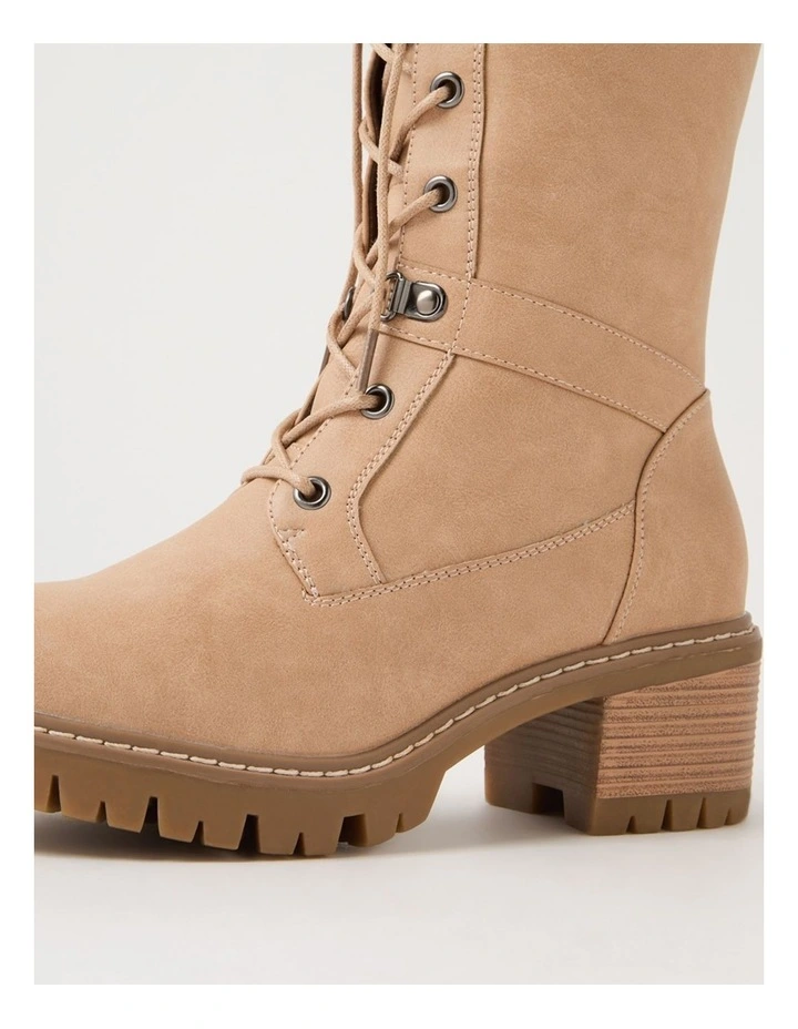 Wonto Latte Knee High Boots image 5
