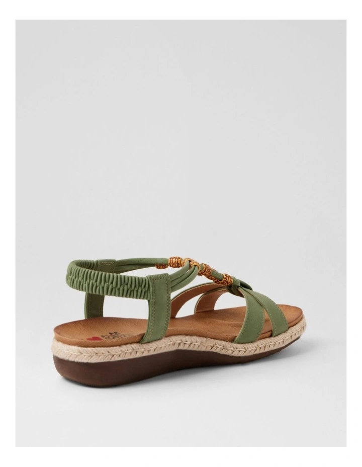 Landue Green Nubuck Pu Sandals image 3