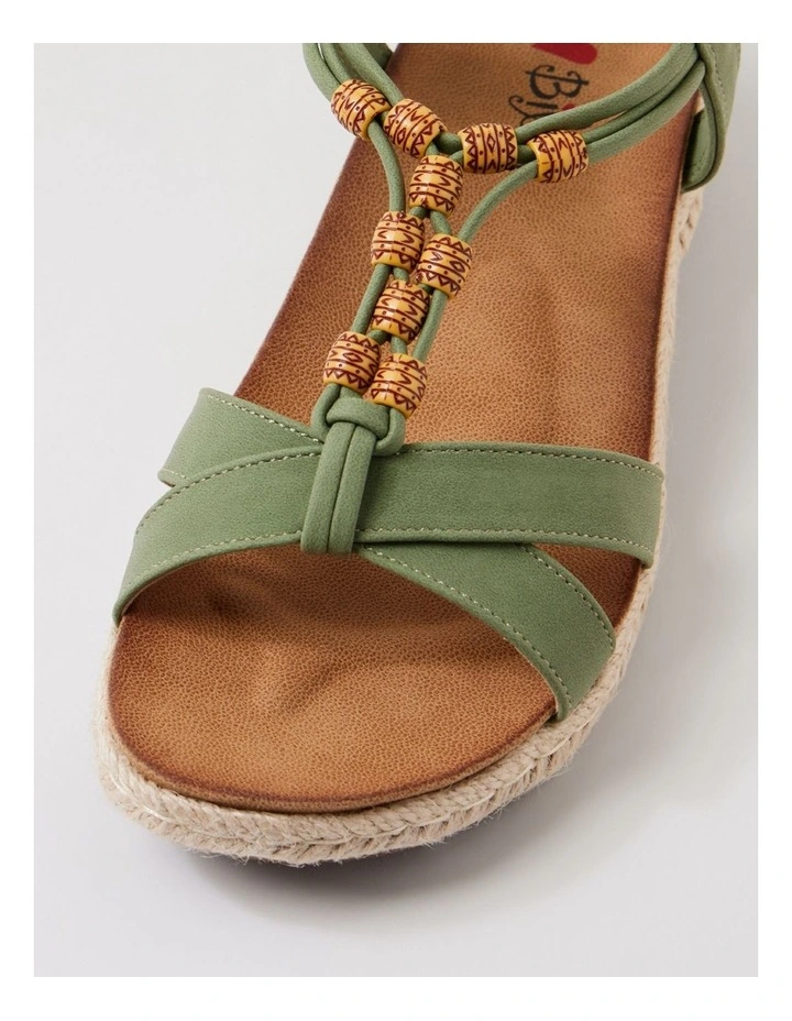 Landue Green Nubuck Pu Sandals image 4