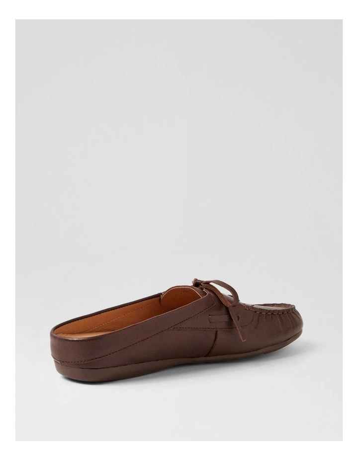 Ebuni Dark Brown Leather Flat Shoes image 3