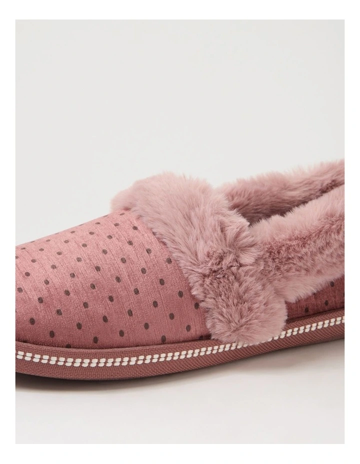 Slipon Rose Spot Velvet Slippers image 5