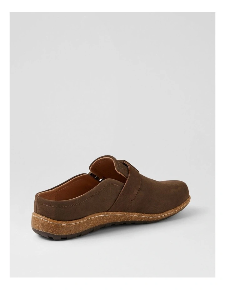 Atwood Dark Brown Leather Flat Shoes image 3