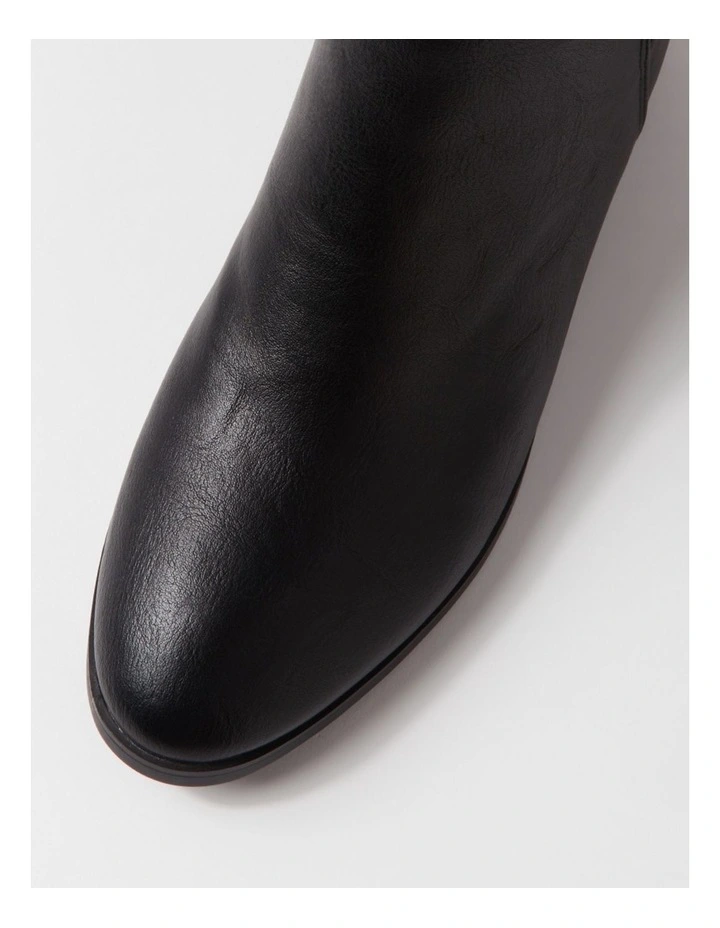 Tejai Black Stretch Knee High Boots image 4