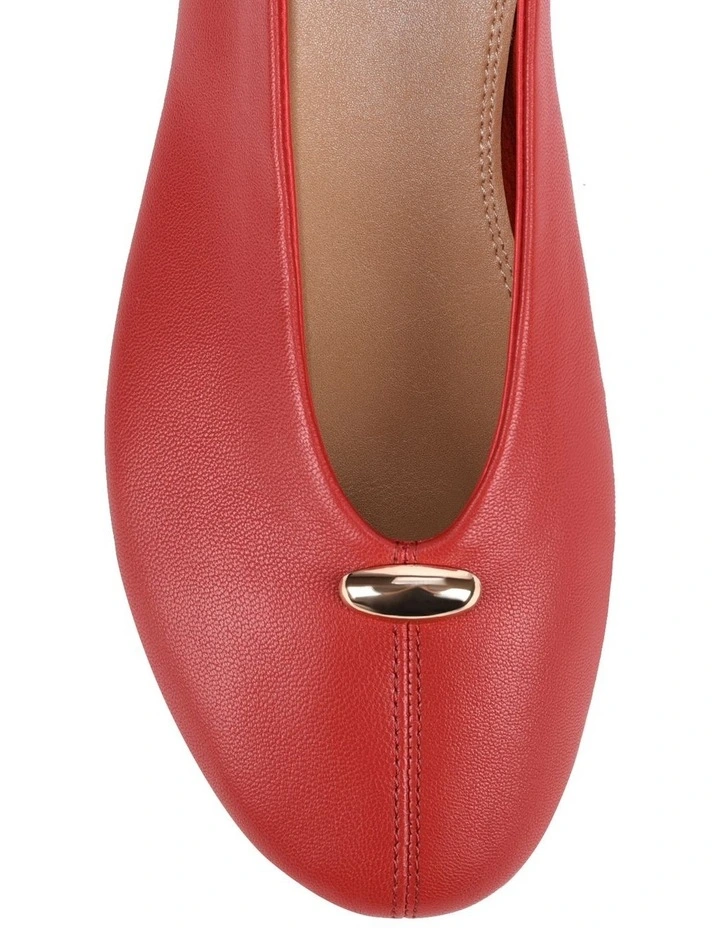 Beverly Ballets - Red Leather image 4