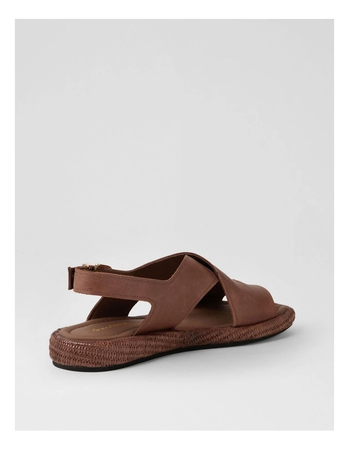 Realli Choc Leather Woven Sandals image 3