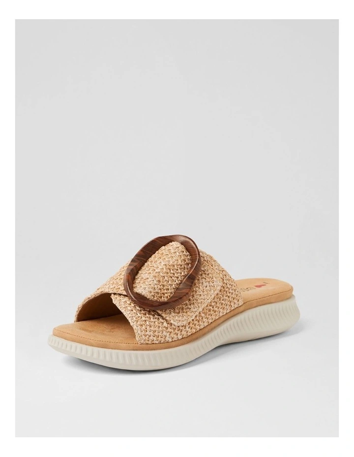 Vyrics Natural Raffia Slides image 2
