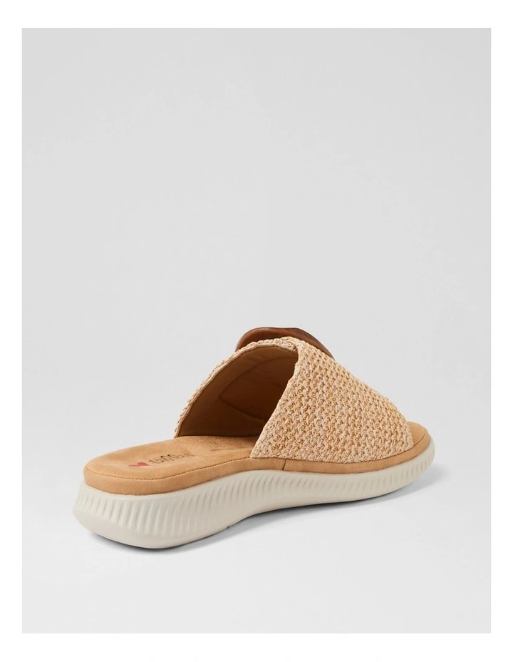 Vyrics Natural Raffia Slides image 3