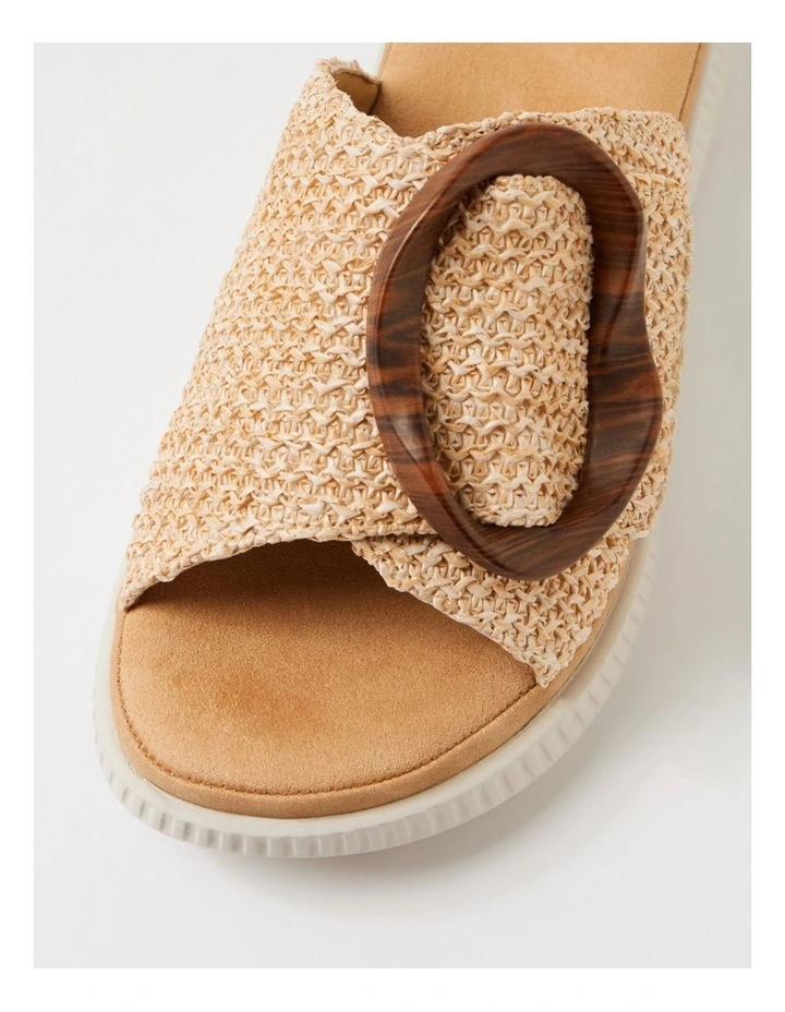 Vyrics Natural Raffia Slides image 4