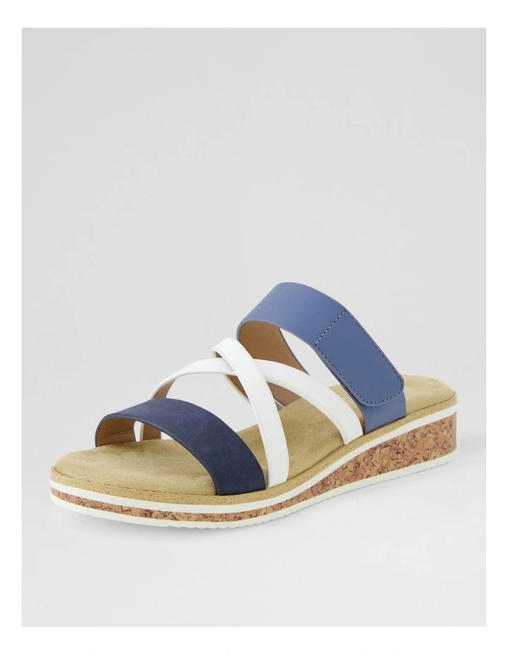 Talinda Navy White Multi Slides image 2
