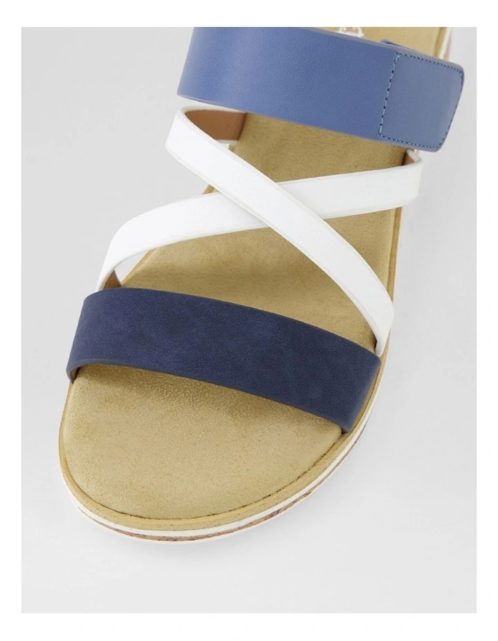 Talinda Navy White Multi Slides image 4