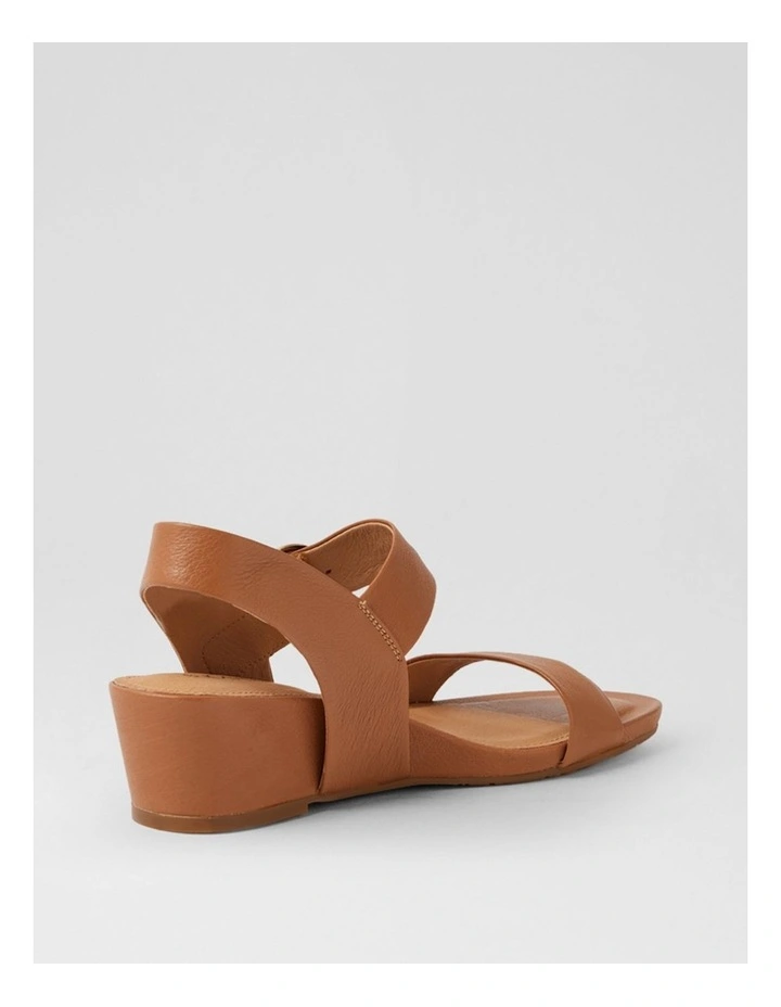 Skylier Dark Tan Leather Sandals image 3