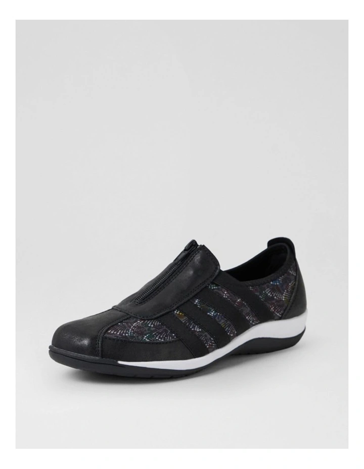 Alandai Black Dust Mix Flat Shoes image 2