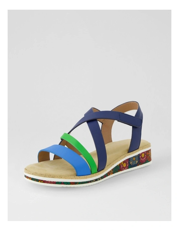 Tonish Blue Dark Green Sandals image 2
