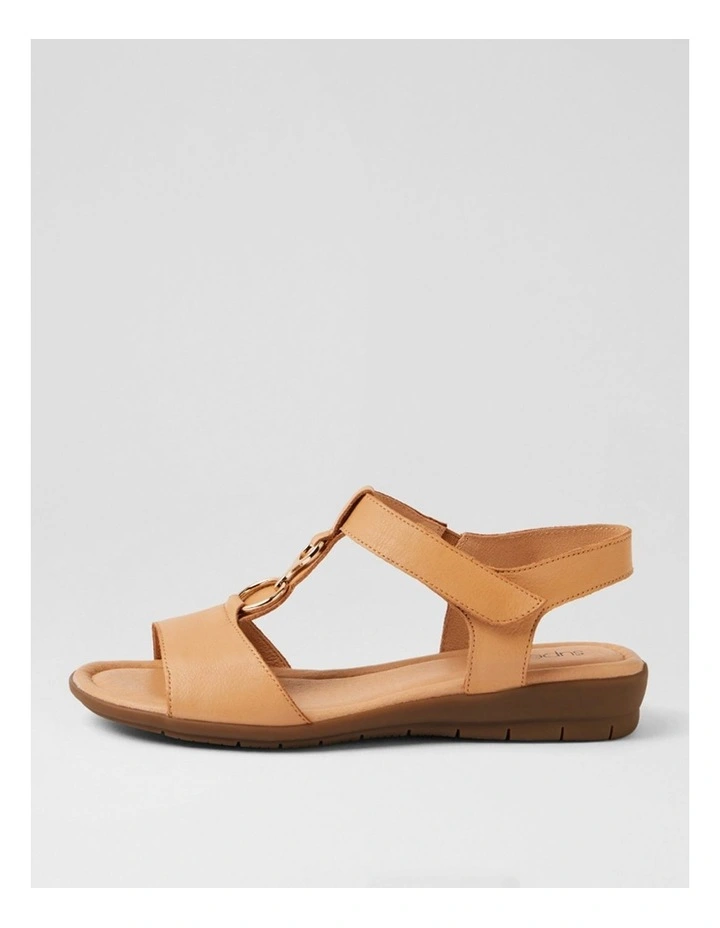 Felica Camel Leather Sandals image 1