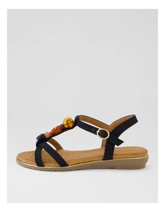 Morta Black Sandals