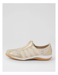 Alandai Latte Dust Mix Flat Shoes