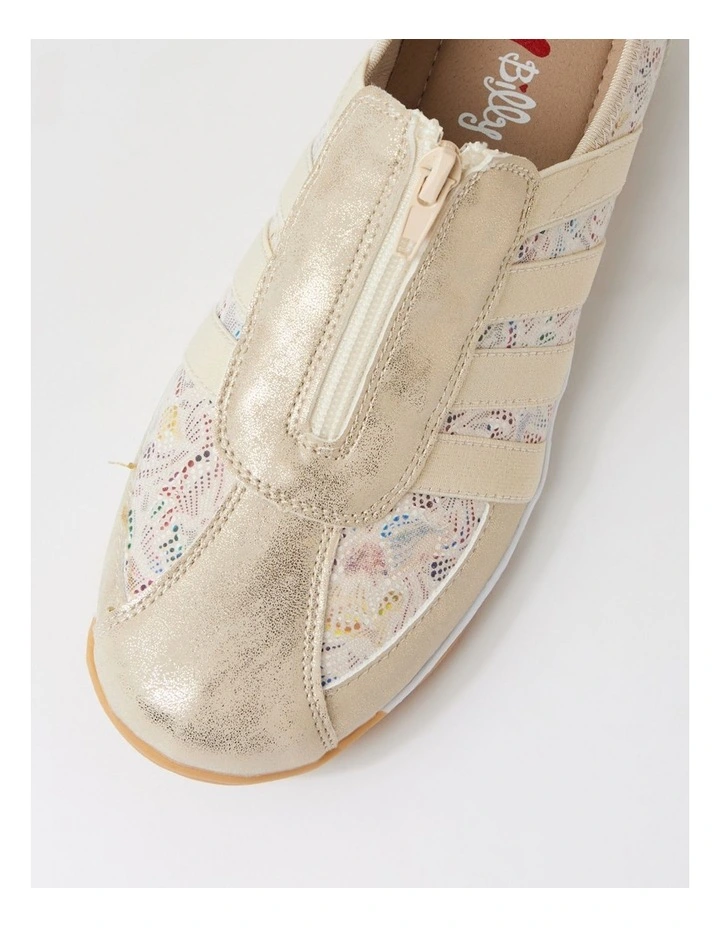 Alandai Latte Dust Mix Flat Shoes image 4