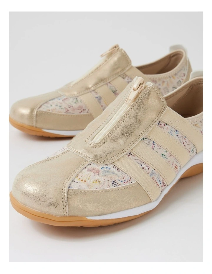Alandai Latte Dust Mix Flat Shoes image 5