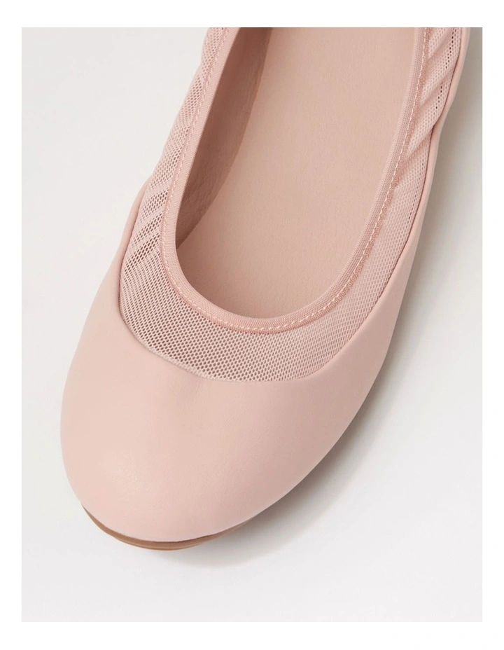 Cantin Blush Mesh Flat Shoes image 4