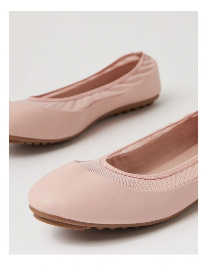 Cantin Blush Mesh Flat Shoes image 5