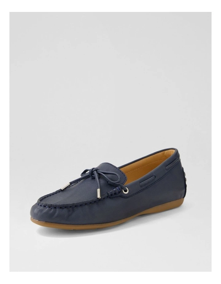 Eliney Navy Leather Loafers image 2