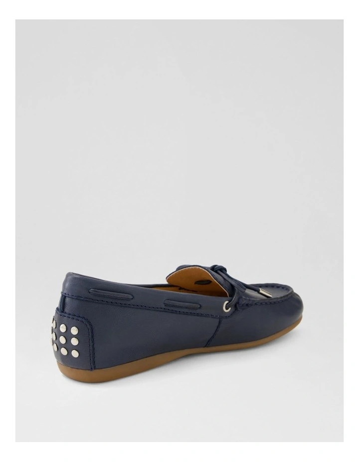 Eliney Navy Leather Loafers image 3