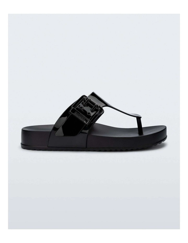 MELISSA COZY FLIP FLOP- BLACK image 1